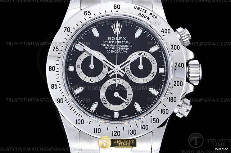 SS SH4130 Blk 116520 QF Daytona ROLDYT0441B Stk – SS 904L 1101